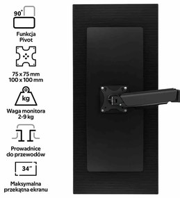 LEVANO SYSTEM Uchwyt na monitor M1 Pro