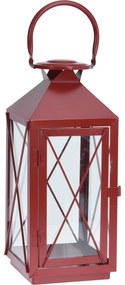 Zestaw metalowych latarenek Reds 3 szt., czerwony
