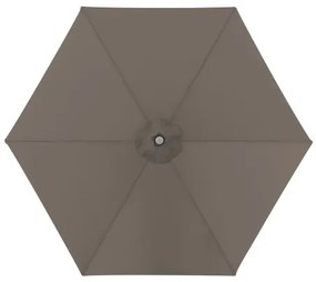 ACT Auto-Tilt 305 cm - automatyczny parasol uchylny z korbą : Substancja Desen - 846