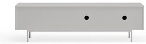 Szaro-naturalna szafka pod TV w dekorze dębu 180x52 cm Sierra – Teulat