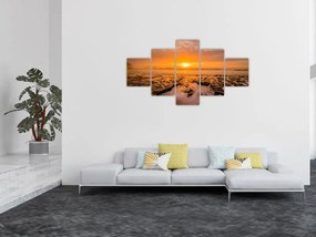 Obraz zachodu słońca (125x70 cm)