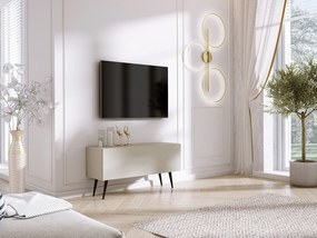 Szafka RTV: Kaszmir, czarne nogi, 100 x 52 x 32 cm