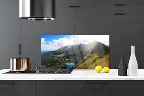 Szkło Dekoracyjne do Kuchni Malownicza Polana u Podnóża Gór