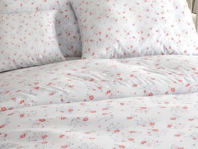 PrzytulneMieszkanie.pl PrzytulneMieszkanie.pl Pościel z mikrowłókna FLORINE kremowa Rozmiar pościeli: 70 x 80 cm | 140 x 200 cm