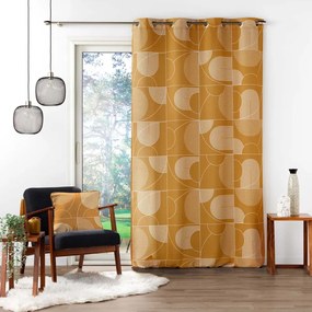 Zasłona w kolorze miedzi 140x280 cm Esquisse – douceur d'intérieur