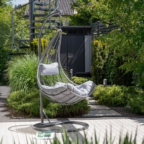 Fotel wiszący Theo popiel PATIO
