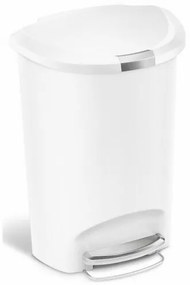 Simplehuman Kosz na odpady z pedałem, 50 l, biały