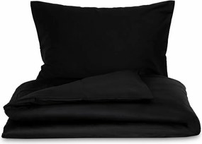 Pościel satynowa Luxury Collection czarny, 140 x 220 cm, 70 x 90 cm