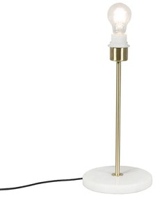Klasyczna lampa stołowa mosiężna - Kaso Nowoczesny Oswietlenie wewnetrzne