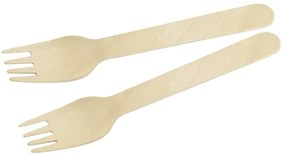 Zestaw 30 drewnianych widelców Fackelmann Nature