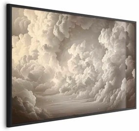 Plakat Miękka gra światła 30x21 cm z ramą czarną bez marginesu ARTGEIST B