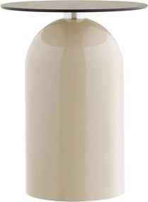 Okrągły stolik ze szklanym blatem ø 40 cm Ravello – House Nordic