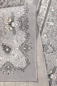 Dywan vintage Beyond Rozeta szary 140 cm x 190 cm