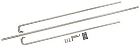 Stalowy regulowany karnisz 224 - 366 cm Twilight – Umbra
