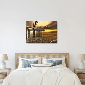 Obraz na szkle - Architektura nad wybrzeżem (70x50 cm)