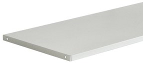 Półka metalowa do szafy biurowej ii szara, 1150x20x360 mm