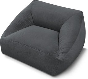 Ciemnoszary worek do siedzenia z imitacji futra Lilibet – Bobochic Paris