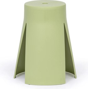 Plastikowy stołek RIKO, zielony