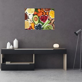 Obraz - Zdrowa żywność (70x50 cm)