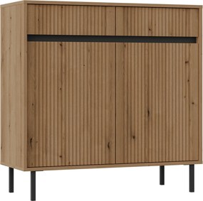 Komoda OSTIA - Dąb evoke coast / 100 cm / 2 szuflady