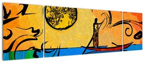 Obraz starożytnego obrazu (170x50 cm)