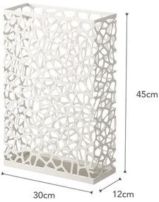 Biały parasolnik YAMAZAKI Nest Slim