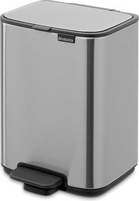 Stalowy kosz na śmieci z pedałem w kolorze matowego srebra 4 l Bo – Brabantia