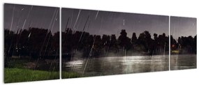 Obraz - Deszczowy wieczór (170x50 cm)