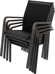 Doppler EXPERT WOOD Plus, kwadratowy stół, 4+1