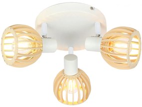 Biała lampa sufitowa w stylu skandynawskim K092 K2-N65