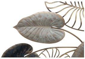 Metalowa dekoracja wisząca z wzorem liści Mauro Ferretti Century -A-, 131x61 cm