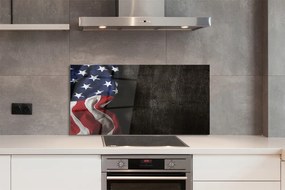 Szklany Panel Amerykański Sztandar Państwowy