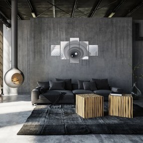 Obraz abstrakcji 3D (125x70 cm)
