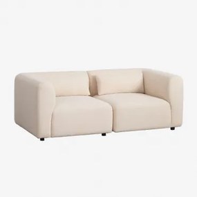 Modułowa Sofa 2-częściowa Fogler Chenille Kremowy Beż - Sklum
