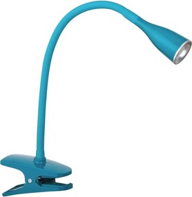 Rabalux 4195 - Lampka biurkowa z klipsem JEFF LED/4,5W/230V niebieska