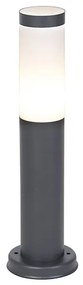 Zewnetrzna Antracytowa lampa słupkowa 45 cm IP44 - Rox Nowoczesny Oswietlenie zewnetrzne