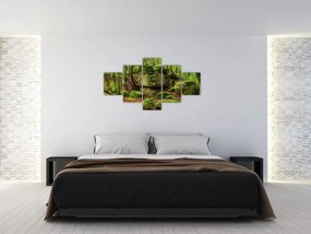 Obraz magicznego lasu (125x70 cm)
