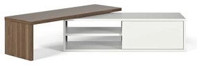Biała szafka pod TV Move Walnut