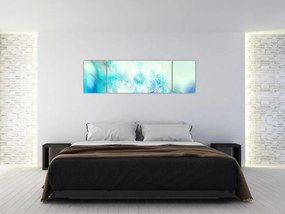 Obraz - Merkaba w turkusowym tle (170x50 cm)