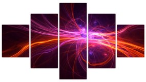 Obraz nowoczesnej abstrakcji (125x70 cm)