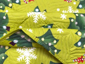 Narzuta na łóżko CHRISTMAS TREE, zielony Rozmiar: 170 x 210 cm