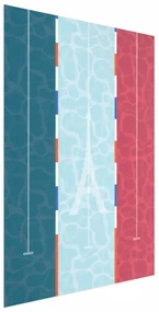 Plakat Francuski basen 21x30 cm bez ramy z marginesem ARTGEIST B