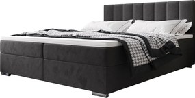 BEDANTE Łóżko kontynentalne ZILANO2 160x200 Itaka 14 Szary