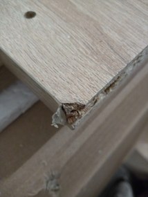 PROMOCJA Stół jadalniany z blatem w dekorze dąb sonoma UMEKO 120x80 II. klasa