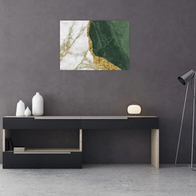 Obraz - Zielony marmur N⁰3 (70x50 cm)