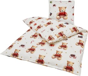 PrzytulneMieszkanie.pl PrzytulneMieszkanie.pl Pościel dziecięca z bawełny Renforcé BAILEY kolorowa Rozmiar pościeli: 80 x 80 cm | 135 x 200 cm