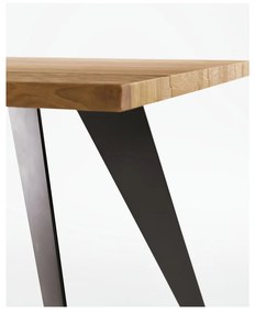 Stół z blatem w dekorze dębu 90x160 cm Koda – Kave Home