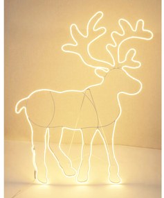 Dekoracja świąteczna LED, renifer, 100 x  80 cm