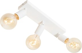 Nowoczesny reflektor biały prostokątny 3-punktowy - Facil