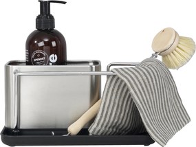 Organizer na akcesoria do zmywania naczyń ORIO, stal nierdzewna, WENKO